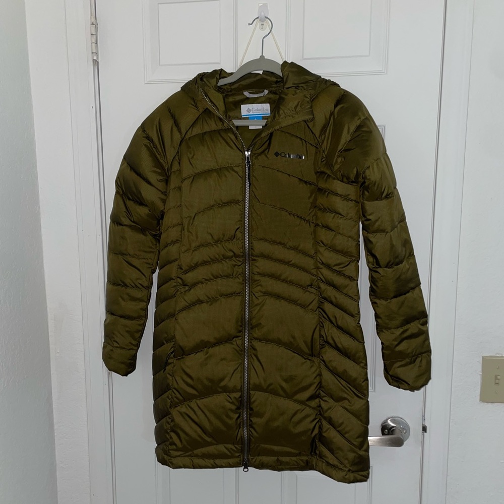 Columbia parka olive green